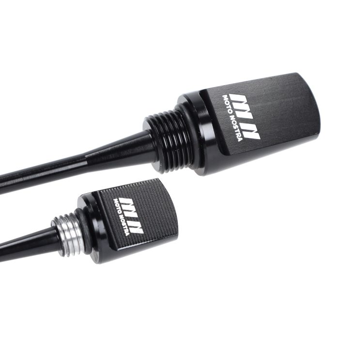 Jauge d'huile Moto-Nostra fixer aluminium noir mat gts 125cc, gts 250cc, gts 300, gtv, mp3, vespa mn1075mb=op=op