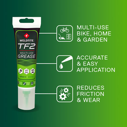 Graisse vélo Weldtite TF2 au Téflon 125 ml